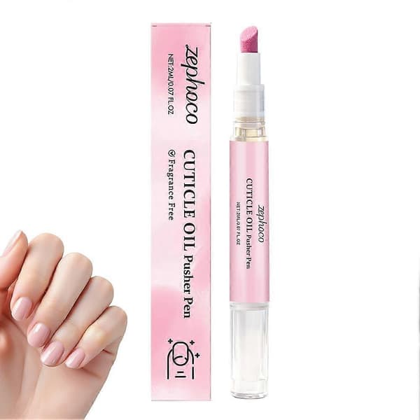 2-in-1 kynsinauhaöljykynä, kynsinauhanpoistoneste, kynsinauhan työntäjä D1V3 1pcs 2ml