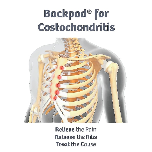 Førsteklasses behandling for nakke, øvre ryg og hovedpine fra hunching over smartphones og computere, costochondritis, thorax stretching