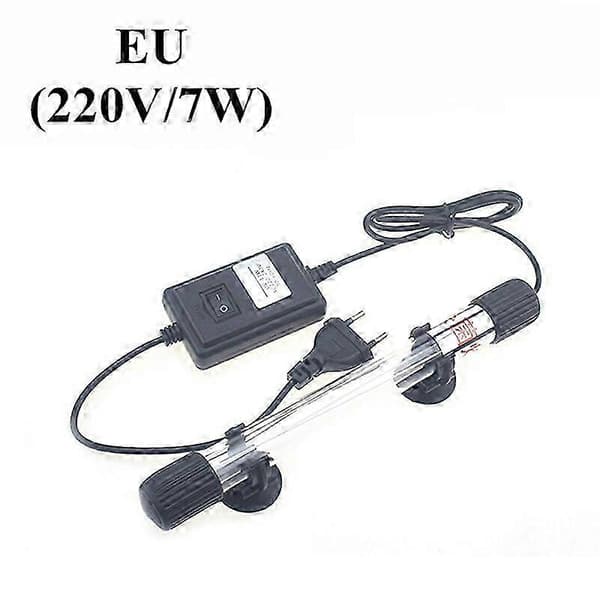 Damm UV-sterilisator & akvarielampa, akvarielampa för algborttagning & desinfektion 7W EU Plug