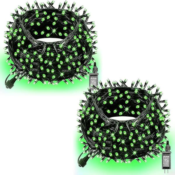 Ljusa 66FT 200 LED julelys, julelyskjeder Koble til Grønn Green 400 LED