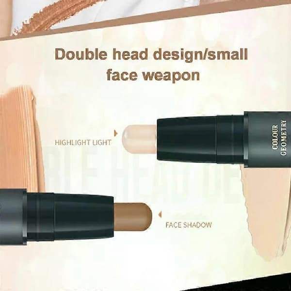 Foundationkrem for ansiktsconcealer konturering for ansiktsbronzer høykvalitets profesjonell sminkebase skjønnhetskosmetikk for kvinner C2
