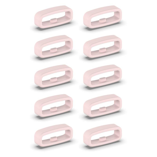 Loop for 22 mm watch strap 10-pack Pink Pink 10