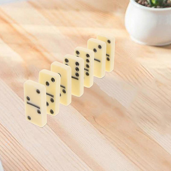 Dominoblocks for adults, 1 set, durable material Multi 3.9X1.9X0.5CM