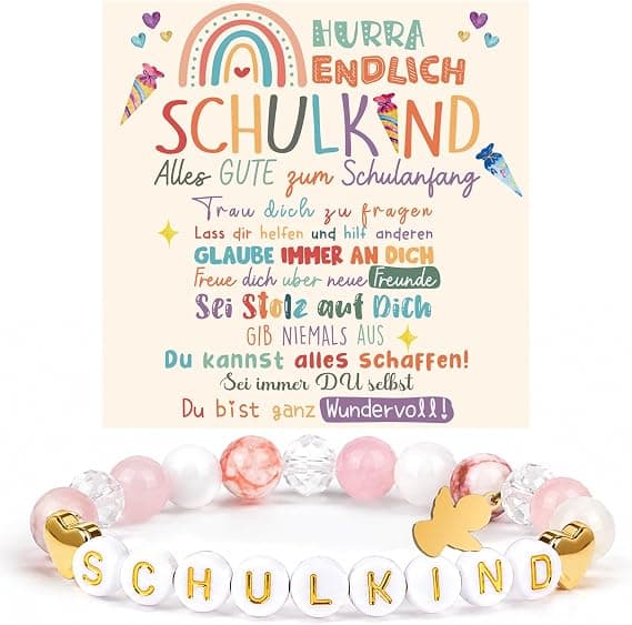 Skolpresent till tjejer: rosa armband