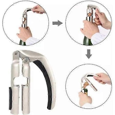 Champagneflaskeåbner, proptrækker, mousserende vinflaskeåbner