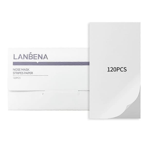 120 stk. næse-hudorme-papir ansigts-porer-strips hudpleje blanc 120 pièces