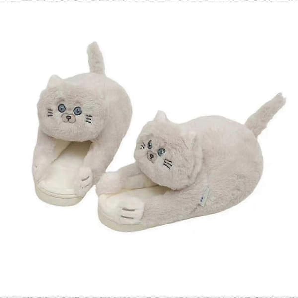 Blue Cat Hold Varm Vinter Sutsko Unisex Vinter Varme Sutsko F... Creamy-white