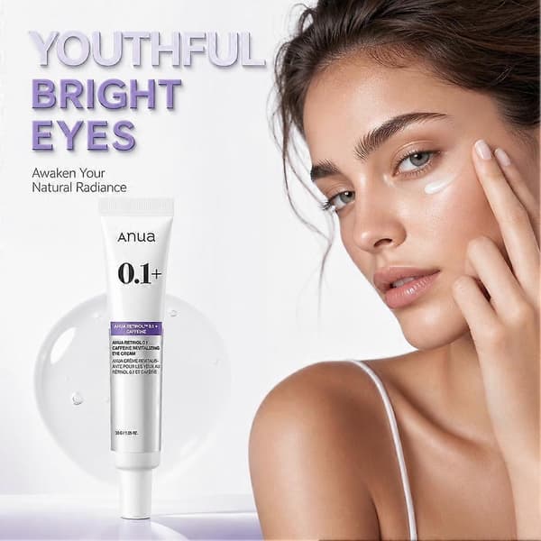 Retinol 0.1 Koffein Revitaliserande Ögonkräm - 30g
