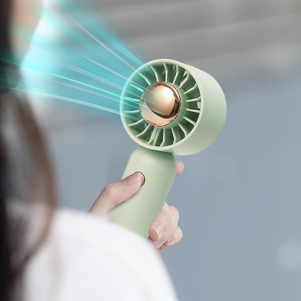 Bærbar personlig ventilator, lille genopladelig køleenhed