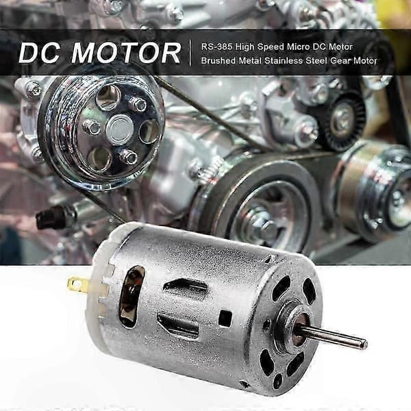 Holdbar 12V DC-motor med rustfrit stålgear til elværktøj og husholdningsapparater
