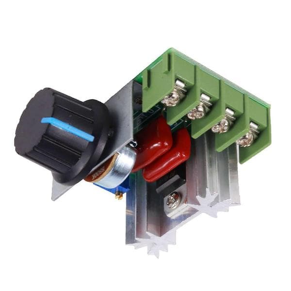 2000W AC Motor Hastighedsregulator 50-220V 25A Justerbar Motor Hastighedsregulator Spændingsregulator