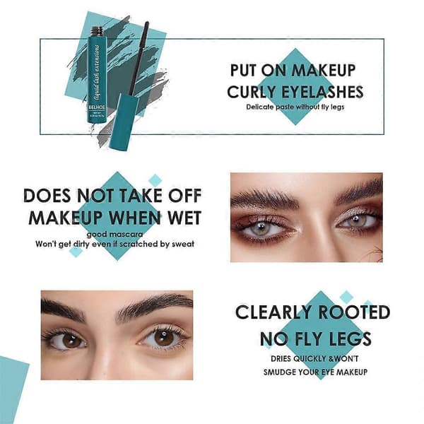 2X Causemetics Liquid Lash Extensions Mascara, Crystal (rik svart) 10,7g