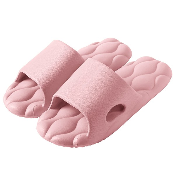 Dame-spa-tøfler Pebble-massage Bløde slides med åben tå-badekar Bruse-tøfler Lette Hurtigtørrende Soveværelse Spa House (STØRRELSE:37-38)