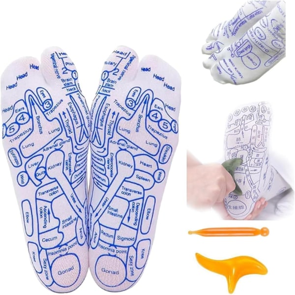 Zonterapistrumpor med triggerpunktsmassageverktyg Women 1 Pair
