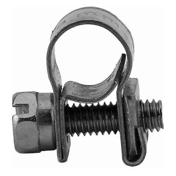 Til rør, 10 stk. kraftige slangeklemmer i rustfrit stål 6mm-20mm valgfri størrelse