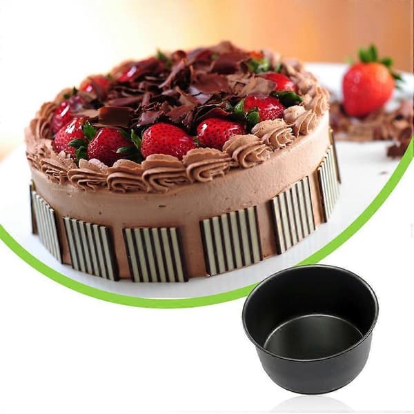 Rund Chiffonform Kakeform Bakeverktøy Dekorering Mini Base Karbonstål Kjøkken Bakeredskap Mousse Tilbehør