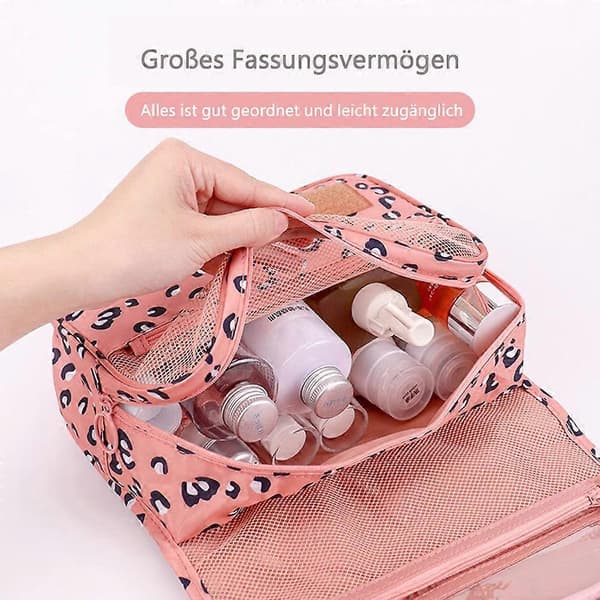 Hängande necessär för män, necessär för kvinnor, vattentät necessär för resor