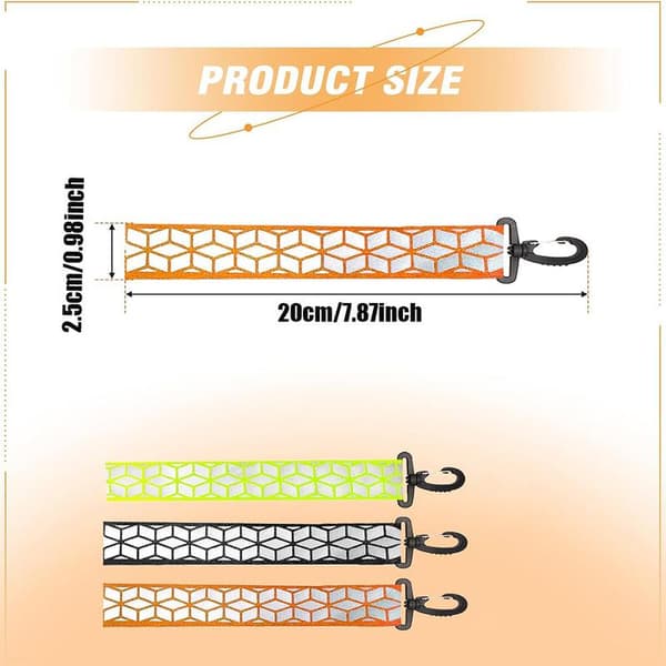 Reflective pendants, reflectors for school bag, backpack, running, reflector
