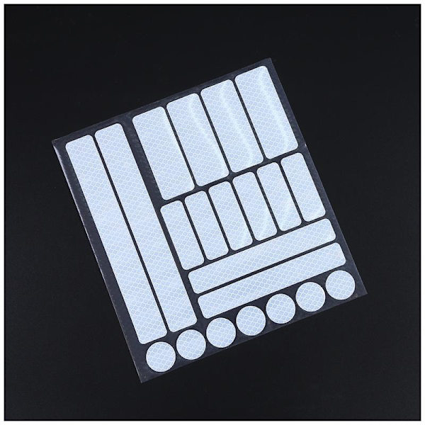 Self-adhesive & Reflective Stickers White White 19