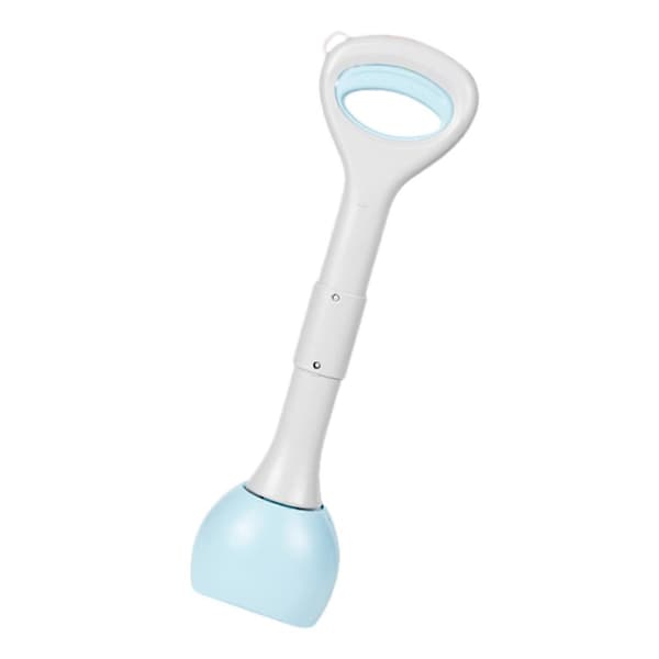 Avfallsscooper – Ingen böjning & Handsfree – för camping & vandring Blue M