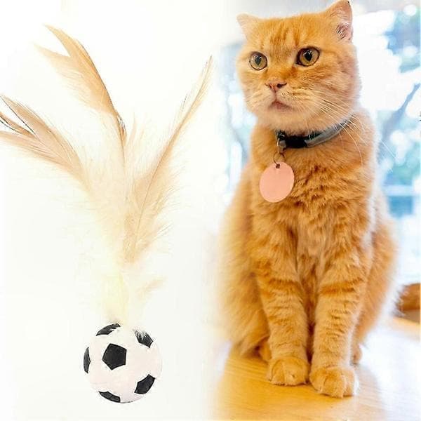 3-pak hoppebold hale kattelegetøj til små, mellemstore og store katte Baseball