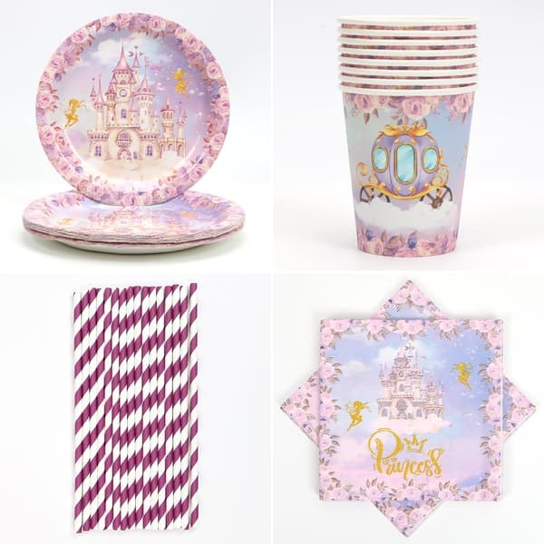 Prinsesseslott 68-delers servisesett, Bursdagsslott servisesett