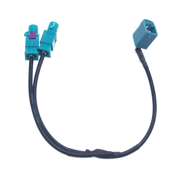 Twin Dual Dual-hanne Fakra til Hunne Fakra antenneadapter Adapter Antennekabel Blue