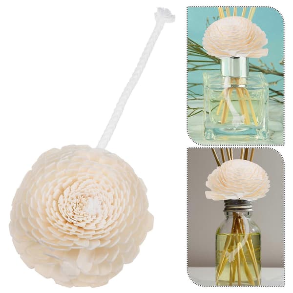 2 stk. dekorativ blomsterduftspreder kunstig blomst DIY indretning håndværk blomsteraroma diffuser