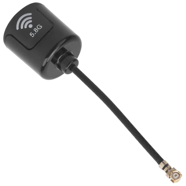 5.8Ghz RHCP RC Antenne 2.8dbi Højforstærkning UFL Interface Lange Antennedele til RC Fly FPV Sort