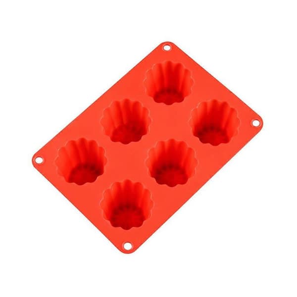 Kakeform Bærbar Muffins Cupcake Sjokolade Såpeformer Silikon Bakeform