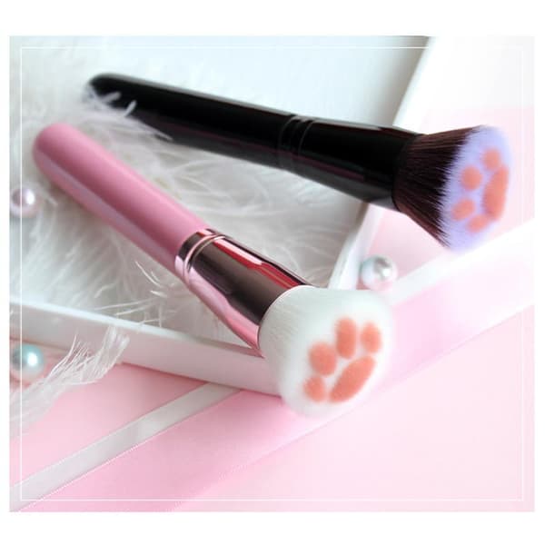 Søde makeupbørster med kattepote til kosmetik