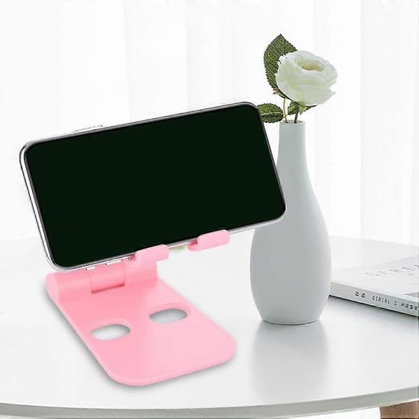 Universal Adjustable Phone Stand Holder for iPhone for Samsung Foldable Rose gold