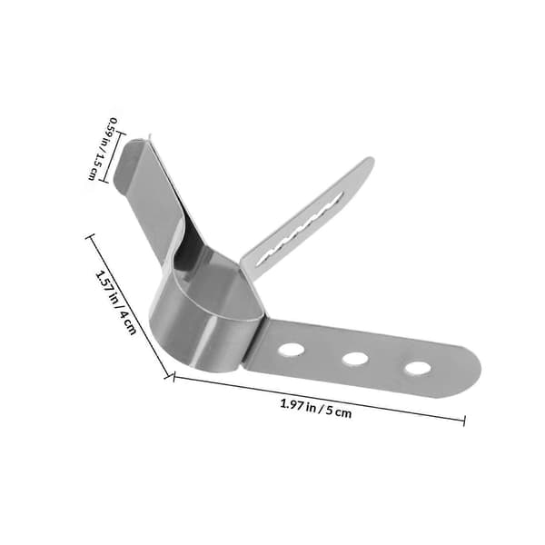 Grilltermometer Probe Clip Holder Rustfrit Stål Grill Temp Probe Clip Til Bbq Ryger Temperatur Aflæsninger Tilbehør