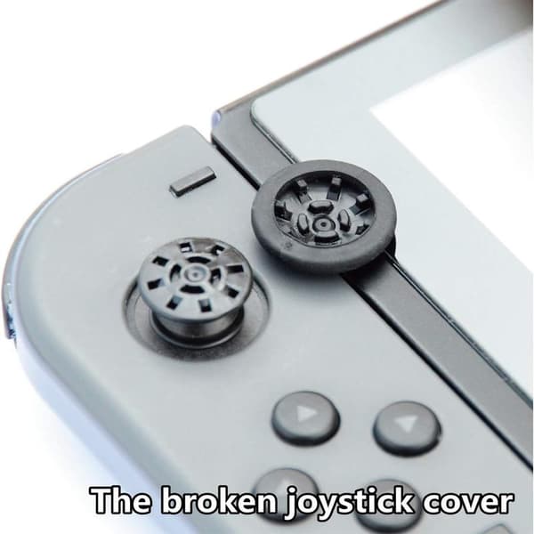 Svarte erstatnings-joystickhetter til Nintendo Switch og Switch OLED (reservedeler)