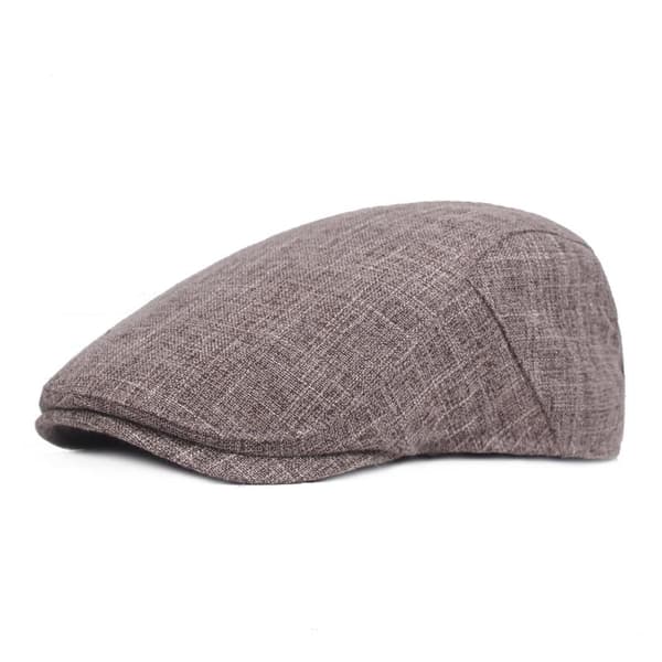 Herr linne flat cap retro ankunge keps litterär ung m