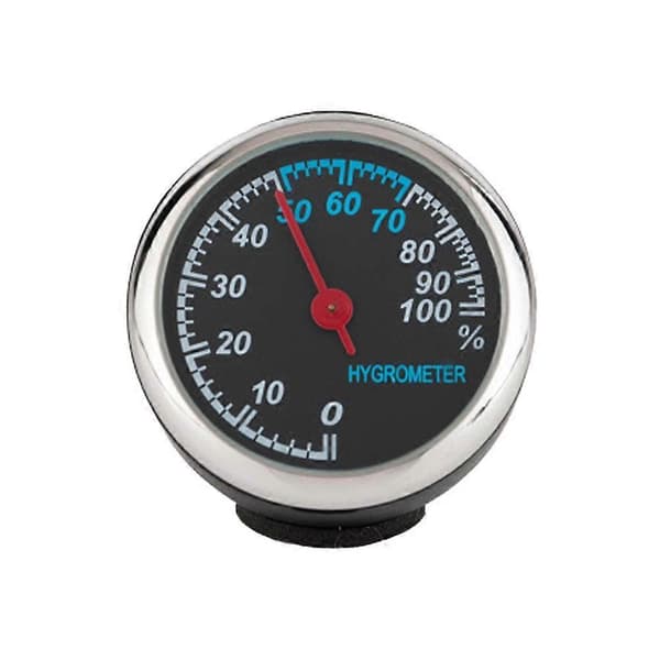 Biltermometer Hygrometer Mekanik Kvarts Klocka Digital Auto Ljus C49C B 1pcs