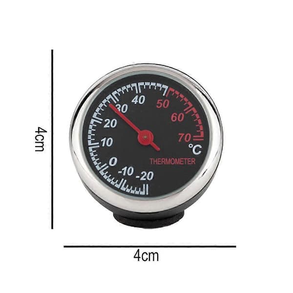 Biltermometer Hygrometer Mekanik Kvarts Klocka Digital Auto Ljus C49C D 1pcs