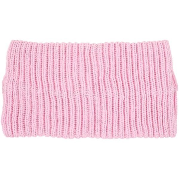 Cirkel Ullgarn Stickad Loop Sjal Vinter Värme Dam Modeaccessoar 1 st Pink 35.00X21.00X1.00CM