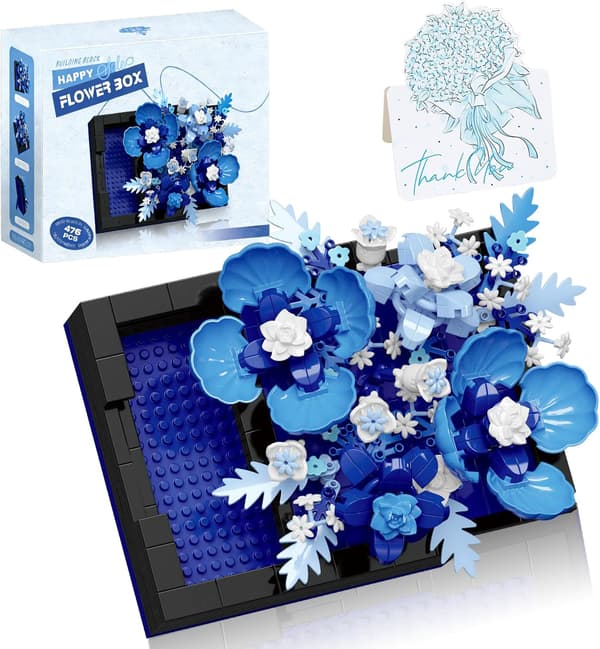 476 blomsterbyggeklosser, plantesett