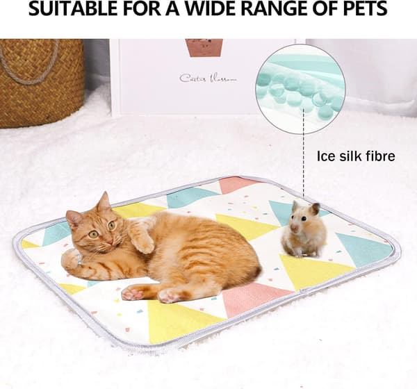 Kylmatta för katter och hundar (2-pack) — Sommarkyldyna 50 x 40 cm