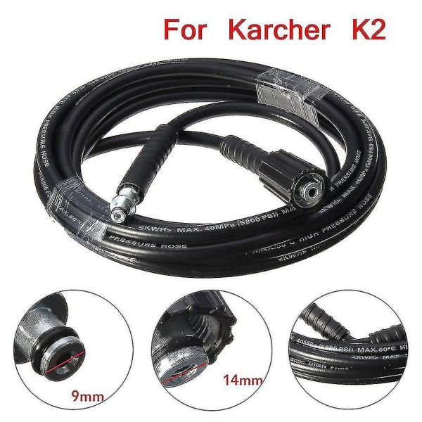 5m 5800psi/160bar høytrykkserstatningsrørslange for Karcher K2 Cleaner