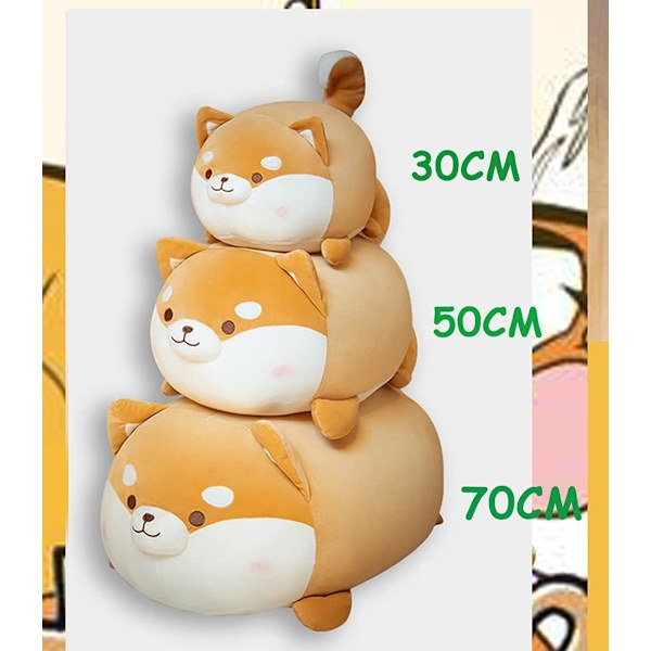 Bløde Shiba Inu Plyslegetøj, Knusbar Fyldt Dyr Plysdukke, Sød Corgi Plys Pude Til Soveværelset, Kæmpe Hund Teddy, Kawaii Plys