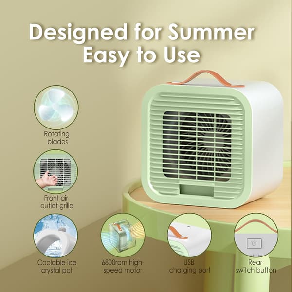 Bärbar luftkonditionering, tyst mini personlig luftkonditionering