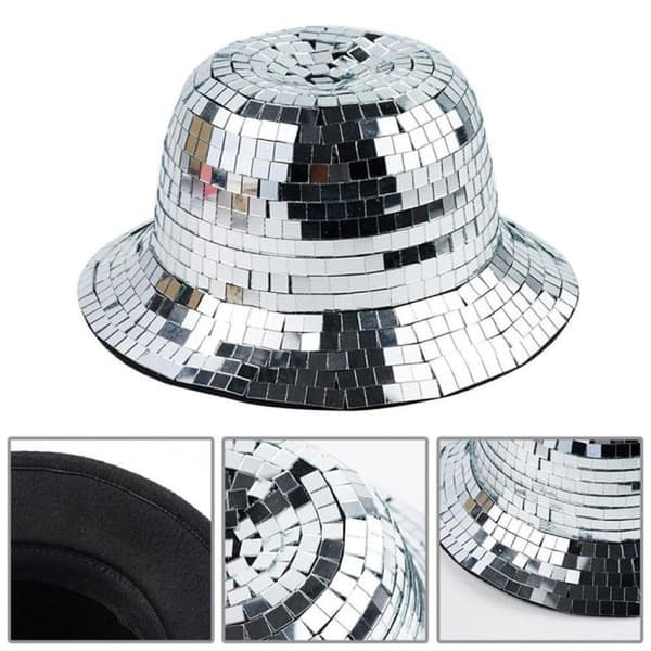Disco Bucket Hat Diskokugle Kasket Fiskehat