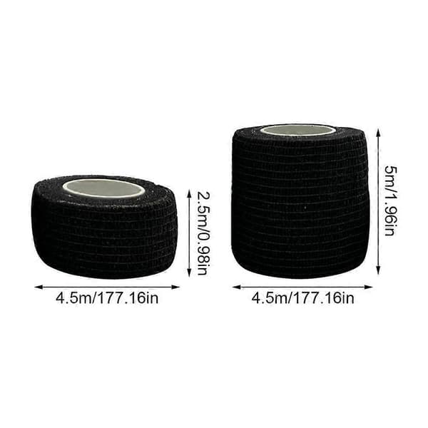Selvklæbende elastisk bandage - Non-woven, 4,5m, til fingerled, kæledyrspote blue camouflage 5cm x 4.5m