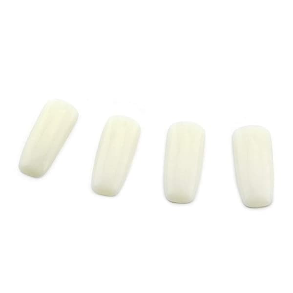 Pcs False Nail Art Tips Øvelsesdisplay Stand Værktøj (hvid)