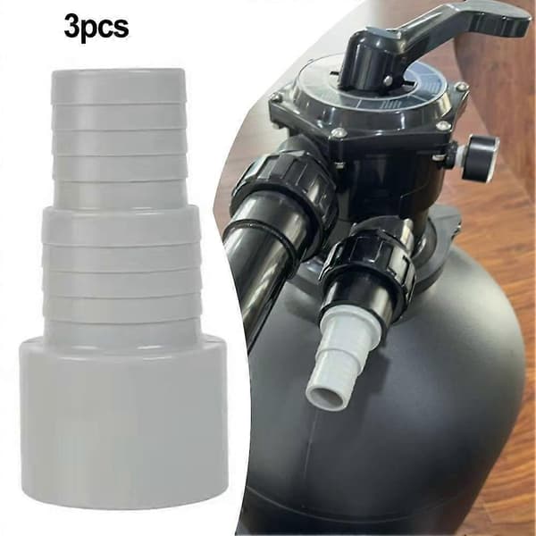 3 st poolpumpslangadapter 50 mm anslutningsslangmunstycke för slangar inner 32/38 mm poolutrustning Pa