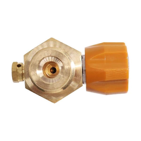 CO2 Tankadapter, G1/2 14 M18X1.5 Påfyllings CO2 Ventiladapter Gjengekonverterer CO2 Tankadapter Konverter