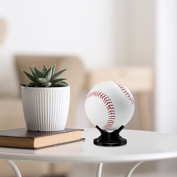 Akrylboldholder | Transparent Baseball Display Stativ | Souvenir Keepsake Showcase Sportbold Elegant Organizer til Sengekanten
