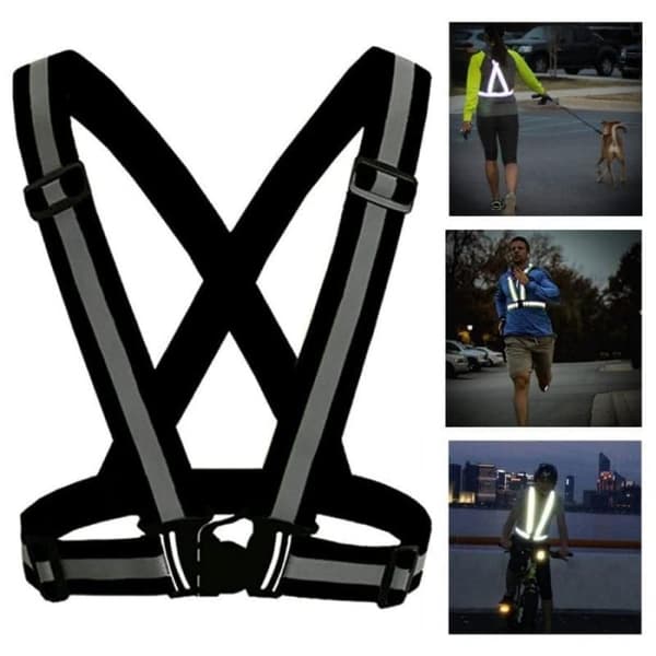 Refleksvest / Reflekssele - Svart